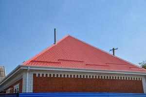 Roof metal sheets photo