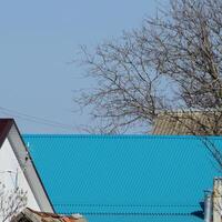 Roof metal sheets photo