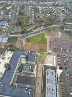 alto ángulo ver de corby ciudad de Northamptonshire Inglaterra unido Reino. noviembre 1º, 2023 foto