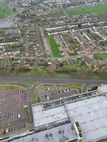 High Angle View of Corby City of Northamptonshire England United Kingdom. November 1st, 2023 photo