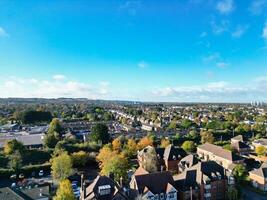 High Angle View of North Luton City of England UK During Cold and Bright Day of Winter. November 7th, 2023 photo