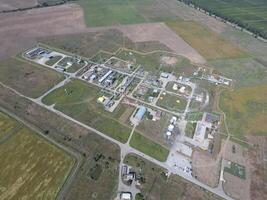 The separation system, top view. Aerophotographing station separation and dehydration. photo