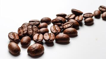 Coffee Beans Isolated on White Background. Ai Generated. High quality photo