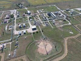 The separation system, top view. Aerophotographing station separation and dehydration. photo