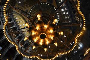 Hagia Sofia Mosque in Istanbul, Turkey - interior photo