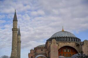 hagia Sofía Santo Sofía mezquita en Estanbul, Turquía foto