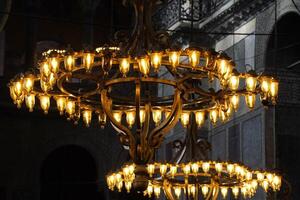 hagia Sofía mezquita en Estanbul, Turquía - interior foto