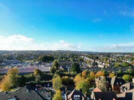 High Angle View of North Luton City of England UK During Cold and Bright Day of Winter. November 7th, 2023 photo