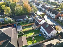 High Angle View of North Luton City of England UK During Cold and Bright Day of Winter. November 7th, 2023 photo