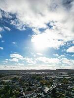 High Angle View of North Luton City of England UK During Cold and Bright Day of Winter. November 7th, 2023 photo