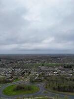 High Angle View of Corby City of Northamptonshire England United Kingdom. November 1st, 2023 photo