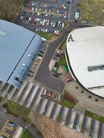 High Angle View of Corby City of Northamptonshire England United Kingdom. November 1st, 2023 photo