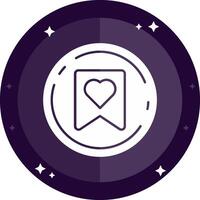 Favourite Solid badges Icon vector