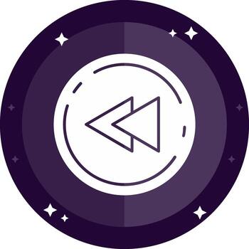 Fast forward Solid badges Icon vector