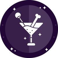 Drink Solid badges Icon vector