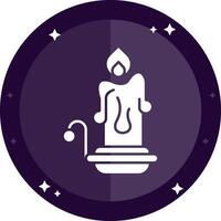 velas sólido insignias icono vector