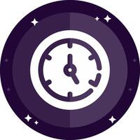 Timer Solid badges Icon vector