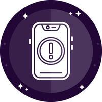Error Solid badges Icon vector