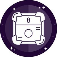 Oxygen Solid badges Icon vector