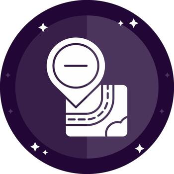 Remove Solid badges Icon vector