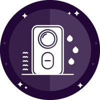 Humidifier Solid badges Icon vector