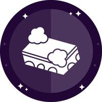 Sponge Solid badges Icon vector