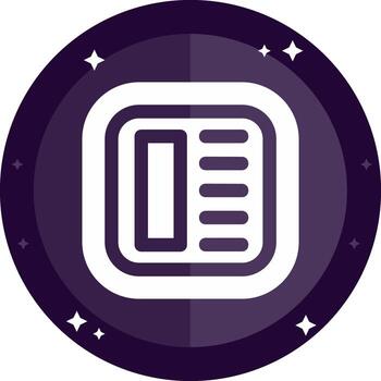 Layout Solid badges Icon vector