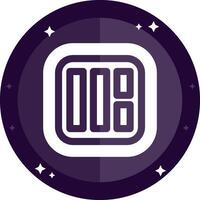 Layout Solid badges Icon vector