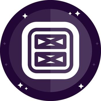 Layout Solid badges Icon vector