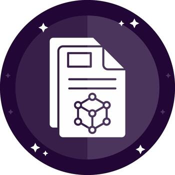 3d Solid badges Icon vector