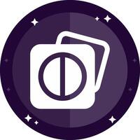 Image highlights Solid badges Icon vector