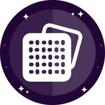 Pattern Solid badges Icon vector