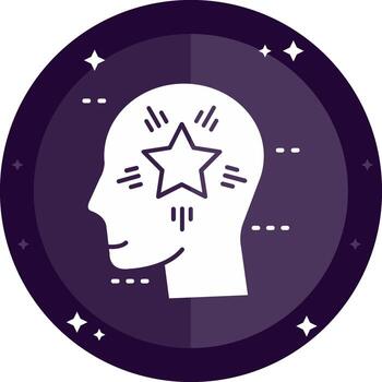 Star Solid badges Icon vector