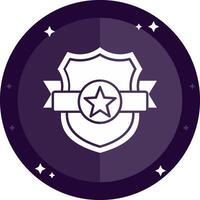 Shield Solid badges Icon vector