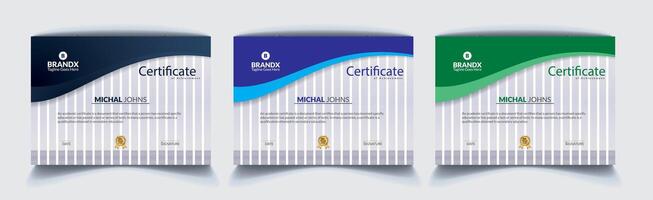 Corporate Certificate Design vector