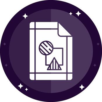 margen sólido insignias icono vector