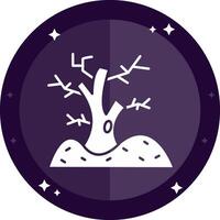 Tree Solid badges Icon vector