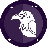 Eagle Solid badges Icon vector