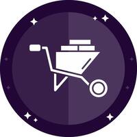 Cart Solid badges Icon vector