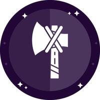 Axe Solid badges Icon vector