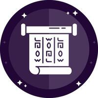 words Solid badges Icon vector