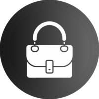 Purse Solid black Icon vector