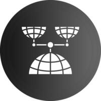 Internet Solid black Icon vector