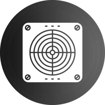 Extractor Solid black Icon vector