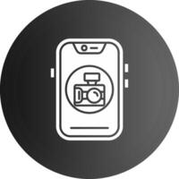 Camera Solid black Icon vector
