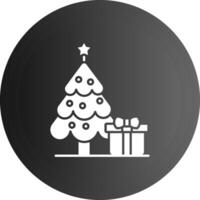 Jingle bell Solid black Icon vector