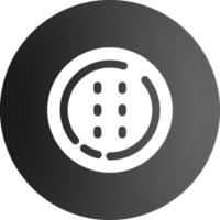 Dotted line Solid black Icon vector