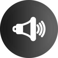 Volume up Solid black Icon vector