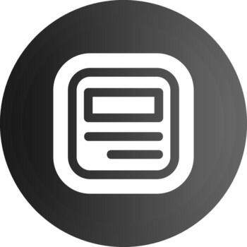 diseño sólido negro icono vector