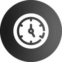 Timer Solid black Icon vector